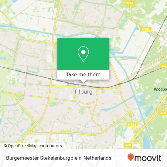 Burgemeester Stekelenburgplein Karte