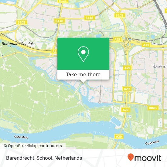 Barendrecht, School map