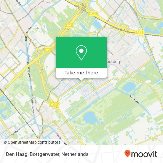 Den Haag, Bottgerwater map
