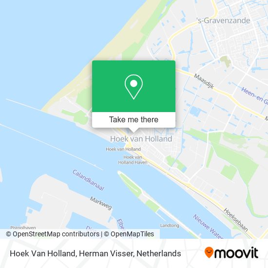 Hoek Van Holland, Herman Visser map