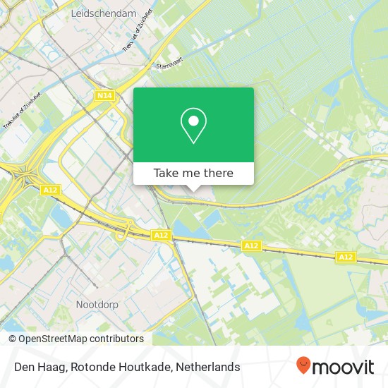 Den Haag, Rotonde Houtkade map