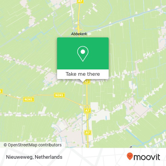 Nieuweweg map