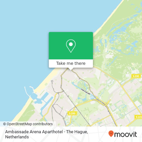 Ambassade Arena Aparthotel - The Hague map