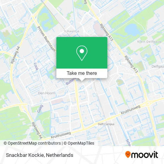 Snackbar Kockie map