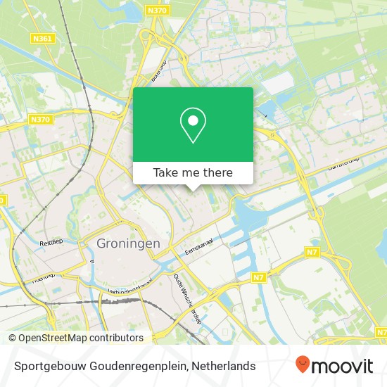 Sportgebouw Goudenregenplein map