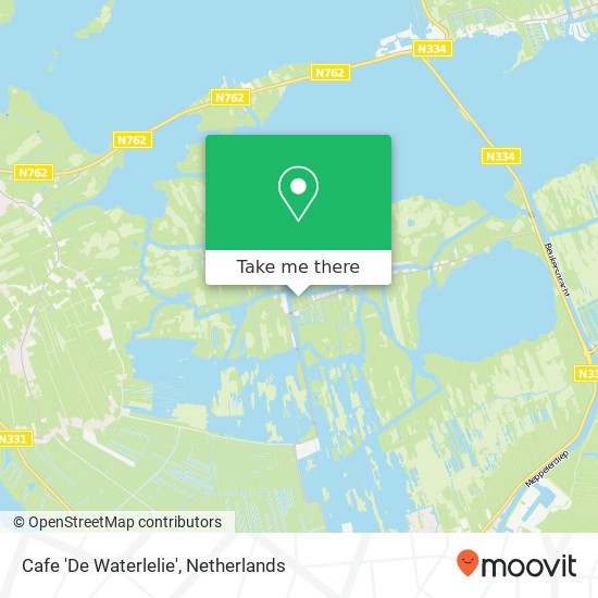 Cafe 'De Waterlelie' map