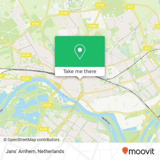 Jans' Arnhem map