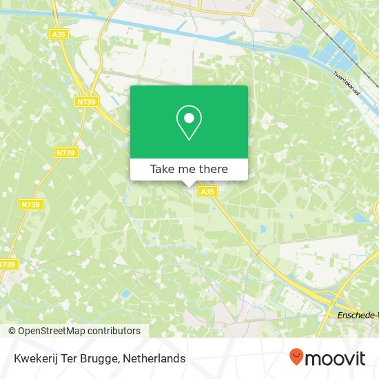 Kwekerij Ter Brugge Karte