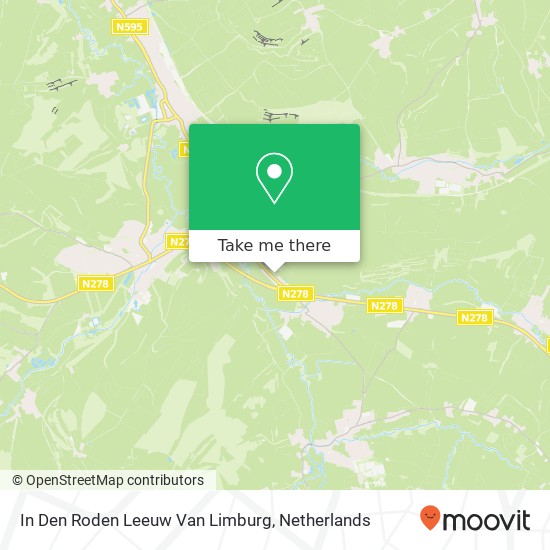 In Den Roden Leeuw Van Limburg map