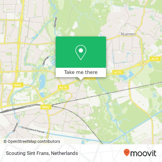 Scouting Sint Frans map