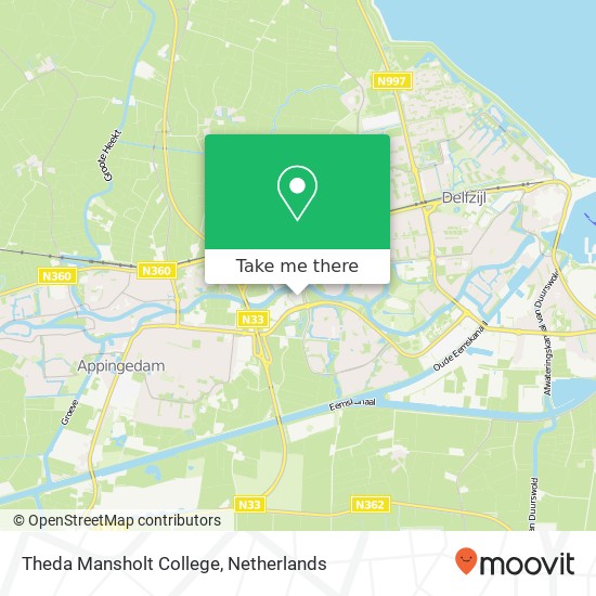 Theda Mansholt College Karte