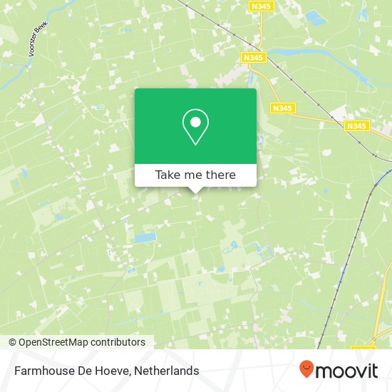 Farmhouse De Hoeve map