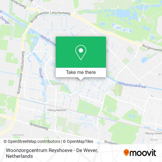 Woonzorgcentrum Reyshoeve - De Wever map