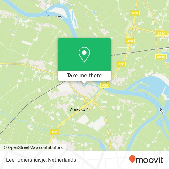 Leerlooiershuisje map