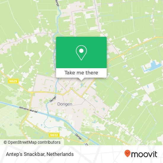 Antep's Snackbar map