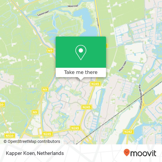 Kapper Koen map