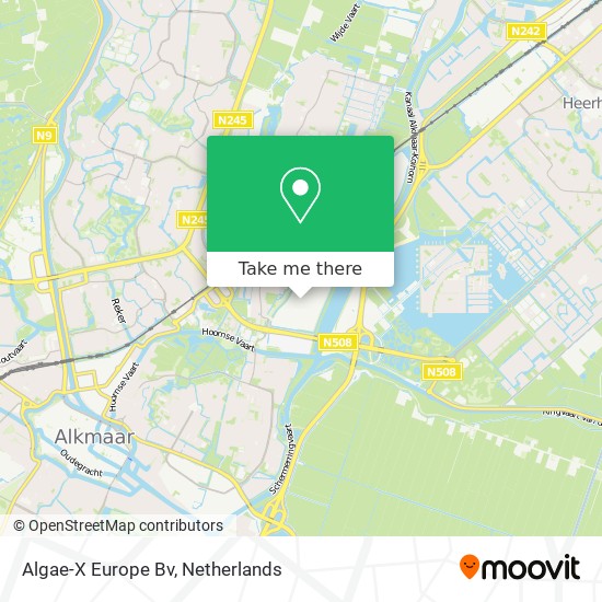 Algae-X Europe Bv map