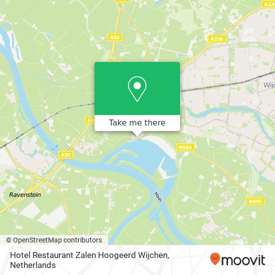 Hotel Restaurant Zalen Hoogeerd Wijchen map