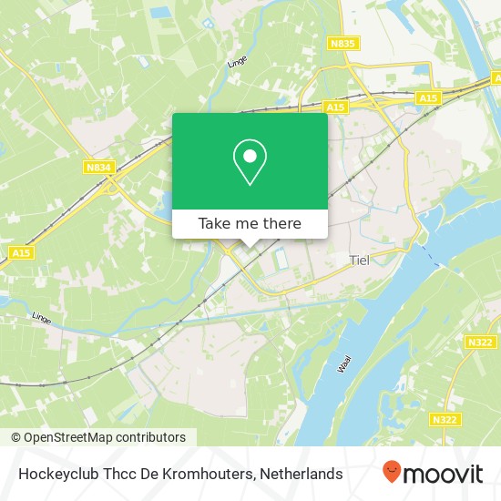 Hockeyclub Thcc De Kromhouters map