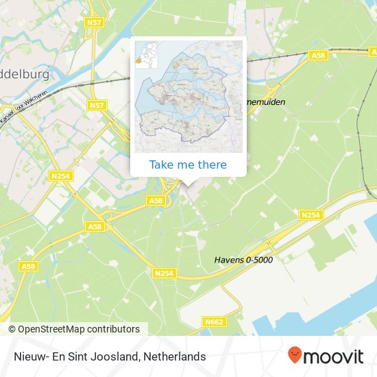 Nieuw- En Sint Joosland map