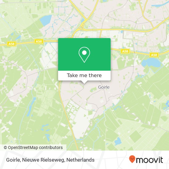 Goirle, Nieuwe Rielseweg map