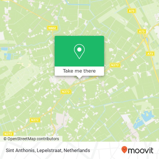 Sint Anthonis, Lepelstraat Karte