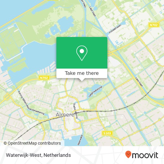 Waterwijk-West map