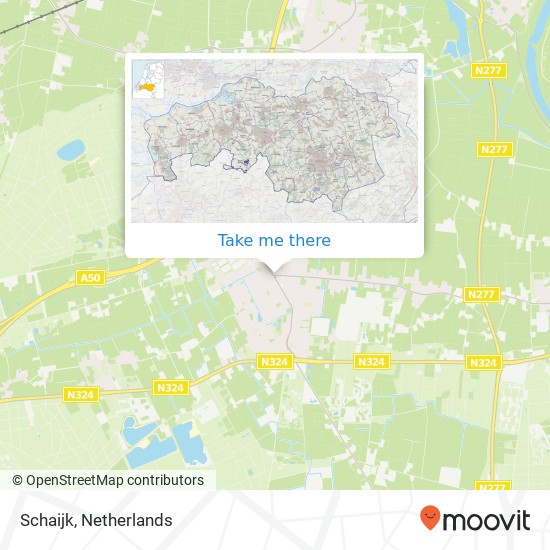 Schaijk map