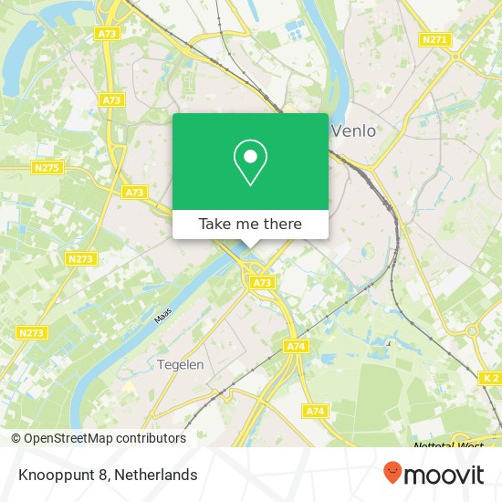 Knooppunt 8 map