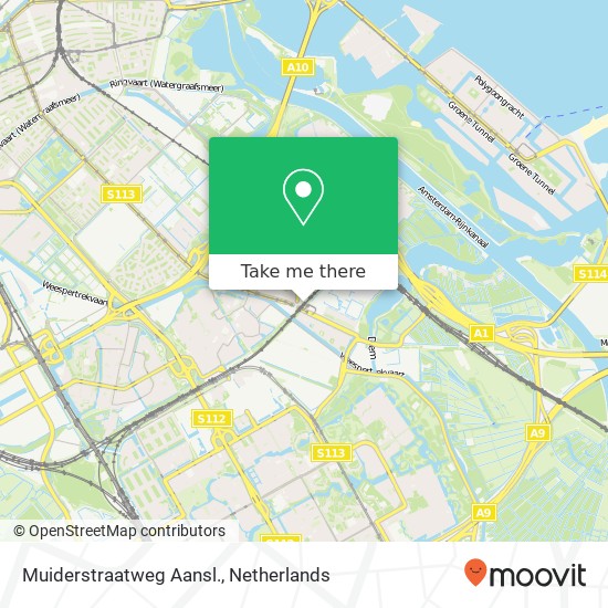 Muiderstraatweg Aansl. Karte