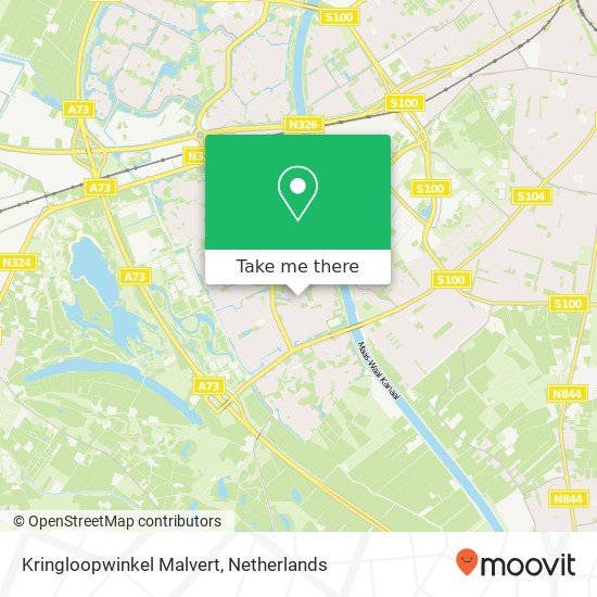 Kringloopwinkel Malvert Karte