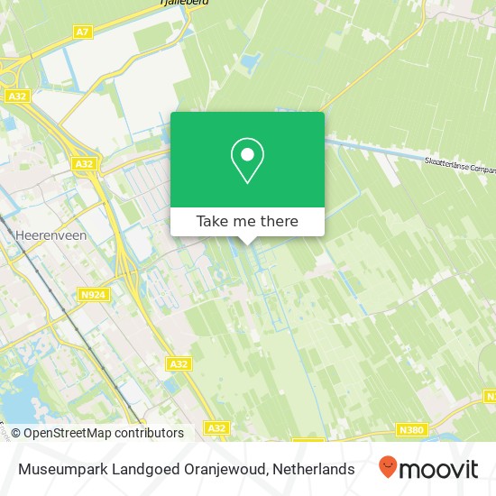 Museumpark Landgoed Oranjewoud map