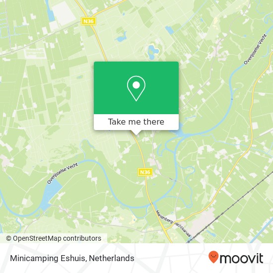 Minicamping Eshuis map