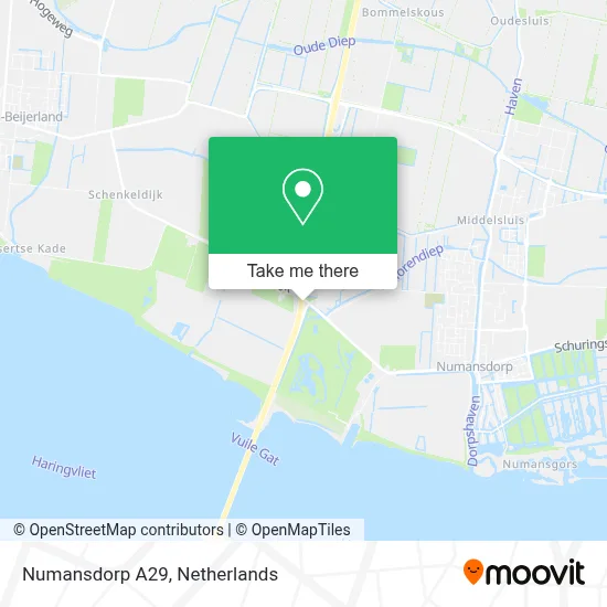 Numansdorp A29 Karte