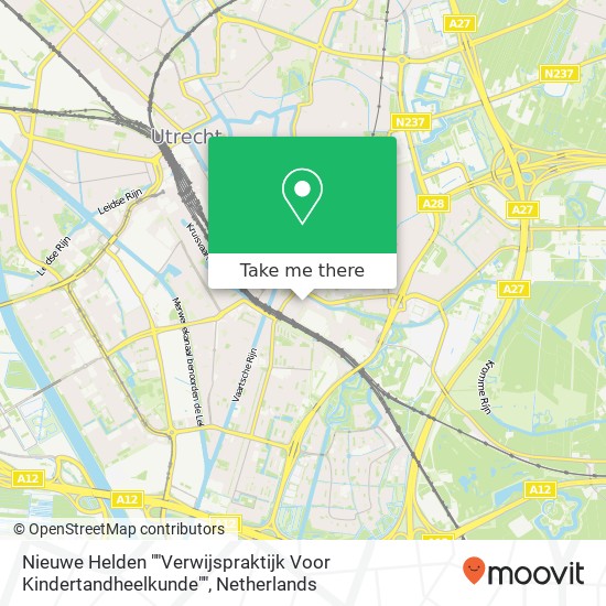 Nieuwe Helden ""Verwijspraktijk Voor Kindertandheelkunde"" map