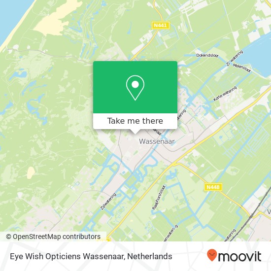 Eye Wish Opticiens Wassenaar map