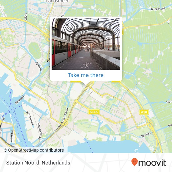 Station Noord Karte