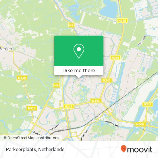 Parkeerplaats map