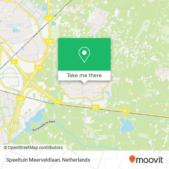 Speeltuin Meerveldlaan map