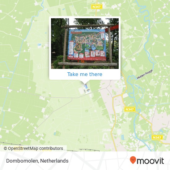 Dombomolen map