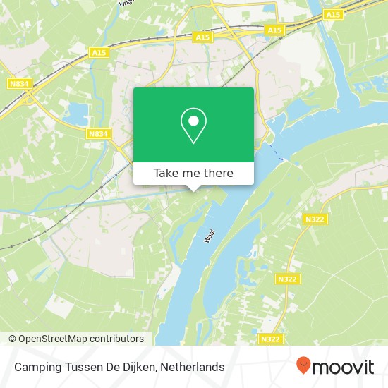 Camping Tussen De Dijken Karte