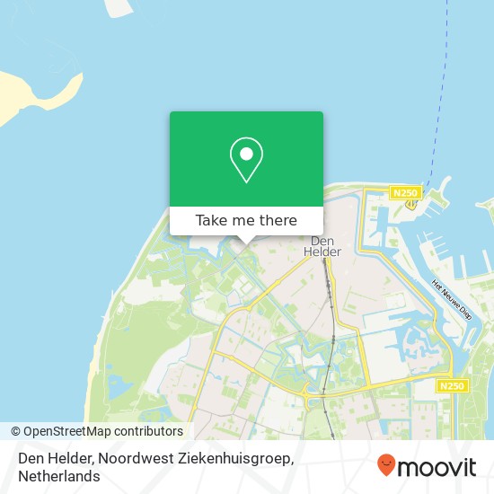Den Helder, Noordwest Ziekenhuisgroep map