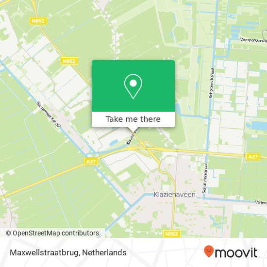 Maxwellstraatbrug map