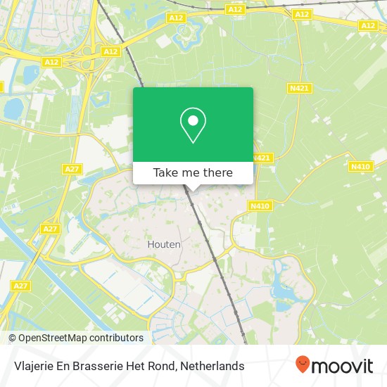 Vlajerie En Brasserie Het Rond Karte