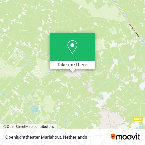 Openluchttheater Mariahout map