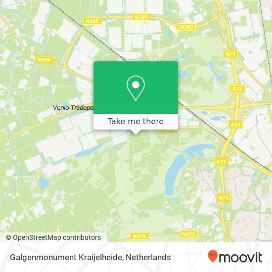 Galgenmonument Kraijelheide map