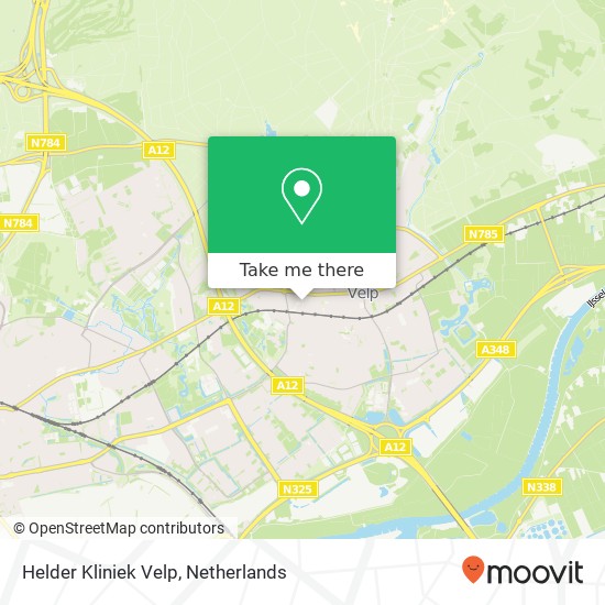 Helder Kliniek Velp map