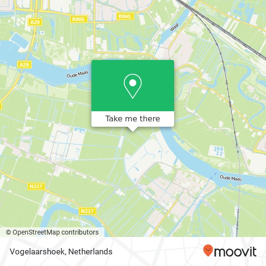 Vogelaarshoek map