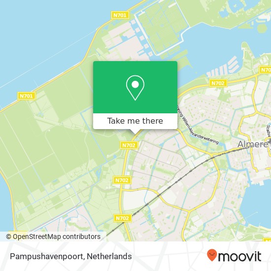 Pampushavenpoort map