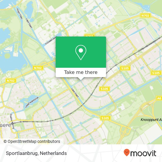 Sportlaanbrug map